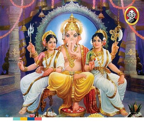 Jai Mata Riddhi Jai Mata Siddhi Jai Shri Ganesha Ganesha Painting