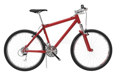 Bicycle Red Side View Stock Image Image Of Mountain 59001745