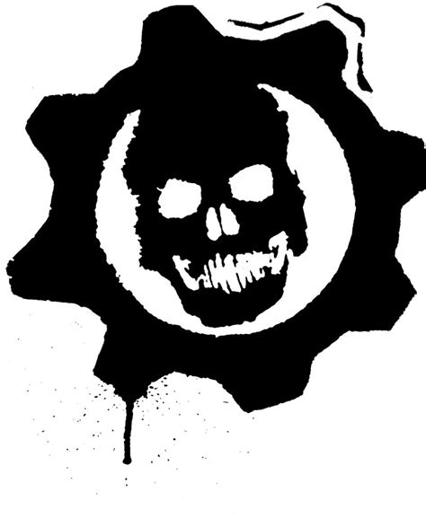 Gears Of War Logo Gears Of War War Tattoo Illustrations And Posters