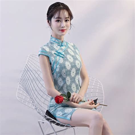 New Arrival Summer Mini Cheongsam Sexy Fashion Chinese Short Style