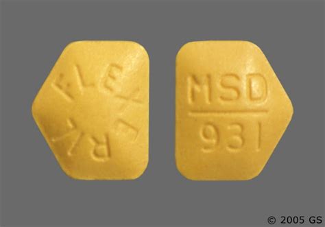 Flexeril Oral Tablet 10mg Drug Medication Dosage Information