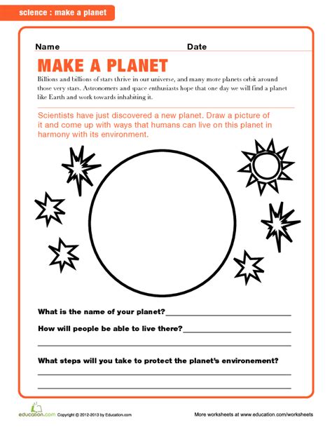 The Solar System Learning About Planets Lesson Plan