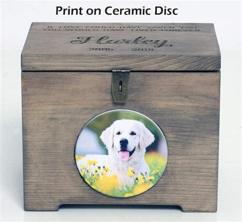 Personalized Pet Memory Box Urn With Name And Quote Or Poem Etsy