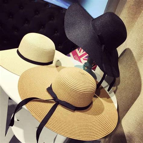 Summer Floppy Straw Hats For Men Casual Vacation Travel Sun Hats Male