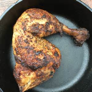 Approximately 30 minutes before you're ready to roast, remove the chicken from the refrigerator. Cast Iron Skillet Chicken Leg Quarters - addicted to recipes