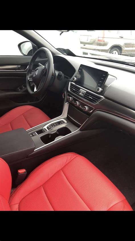 Red Interior Honda Accord