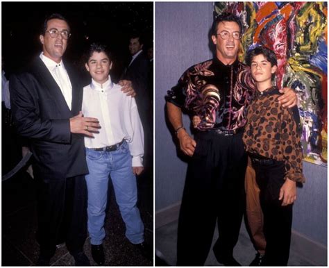 Sylvester Stallone Kids Childhood Pictures Sylvester Stallone