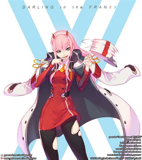 「darlinginthefranxx Zerotwo Normal Spee」렌lenn신태환のイラスト