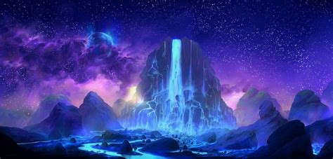 Fantasy Waterfall Hd Artist 4k Wallpapers Images Backgrounds