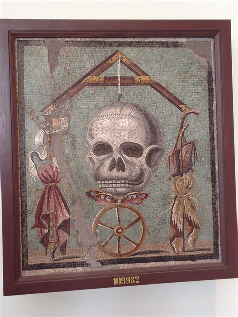 Memento Mori Mosaic 30 Bce — 14 Ce Mosaic From Pompeii Flickr