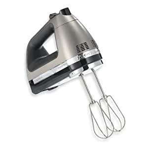 Today's models should be quiet, powerful, and provide you with enough speeds to blend. Amazon.com: KitchenAid 6-Speed Hand Mixer (Silver) by ...