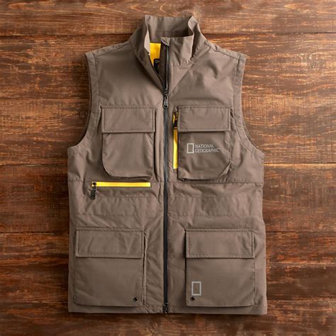 National Geographic Mens Four Pocket Zipper Vest National Geographic