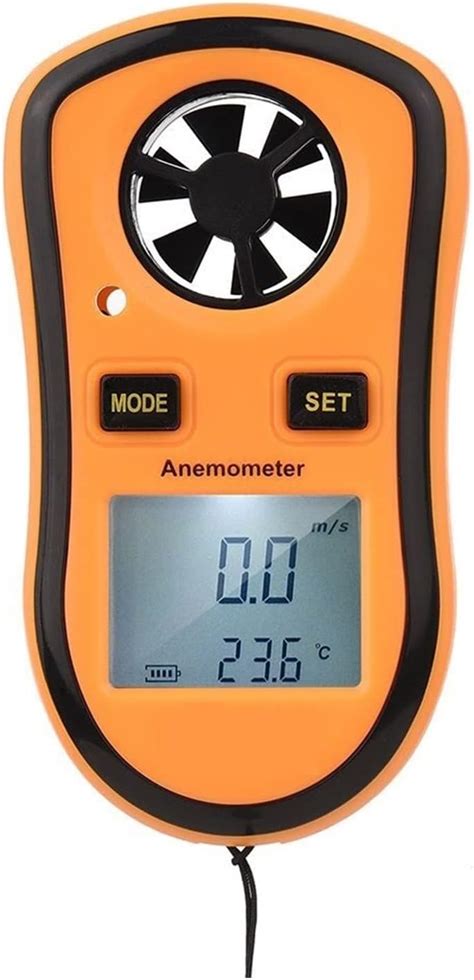 Revvol Digital Wind Anemometers Digital Anemometer Handheld Wind Speed Meter Gauge Air Velocity