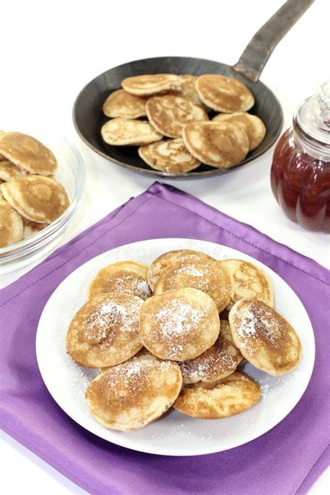 Pancakes With Powdered Sugar Stock Photo Image Of Tradition Fried