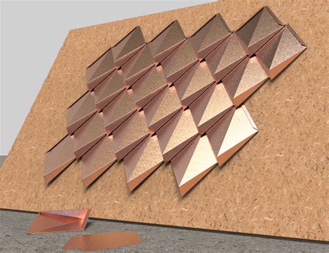 Metal Roof Tiles 3 3d Cad Model Library Grabcad