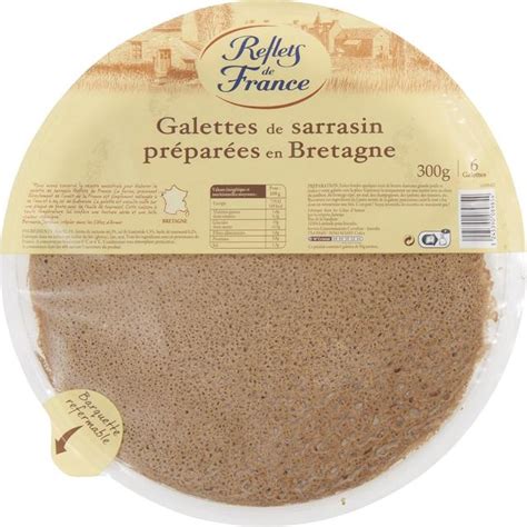 Reflets De France 6 Buckwheat Galettes Ocado