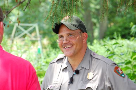 The best way to become a national park service park ranger is to go to the website usajobs and create a profile and then search for jobs within the park service. "Fairfield: West Cavalry Field" with National Park Ranger ...