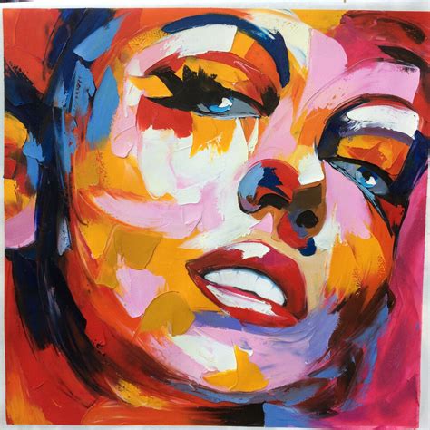 30x30 Marilyn Monroe Nielly Abstract Woman Face Portrait