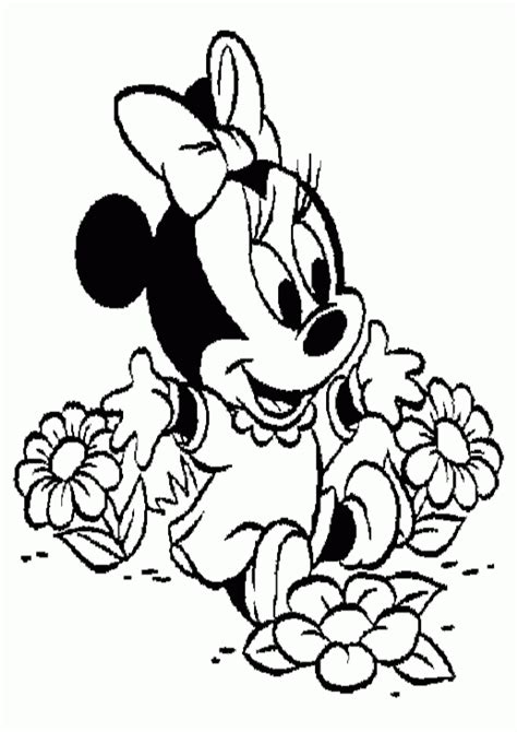Baby minnie mouse coloring pages 3. baby-minnie-mouse-clip-art-black-and-white-Minnie-Mouse ...
