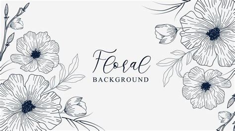 Flower Line Vector Art Icons And Graphics For Free Download