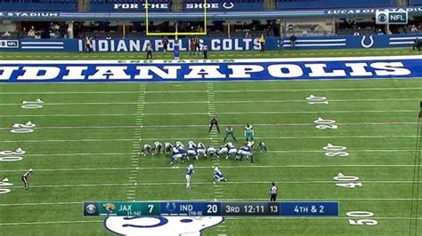 Indianapolis Colts Kicker Rodrigo Blankenships 49 Yard Field Goal