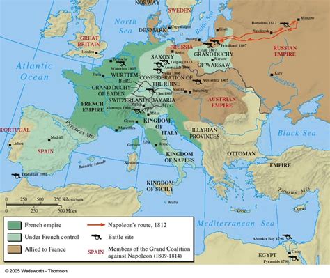 Napoleonic Wars Carte Cartes Histoire