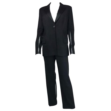 Istante By Gianni Versace Wool Suit Fall 1997 For Sale At 1stdibs