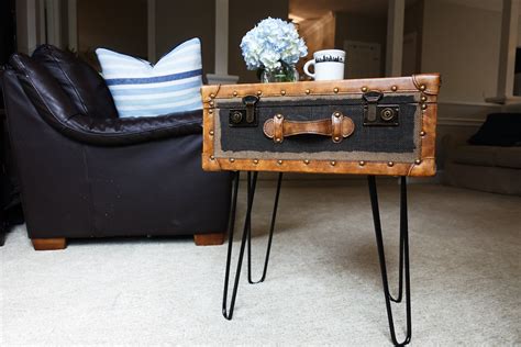 Diy Vintage Suitcase Side Table South Lumina Style