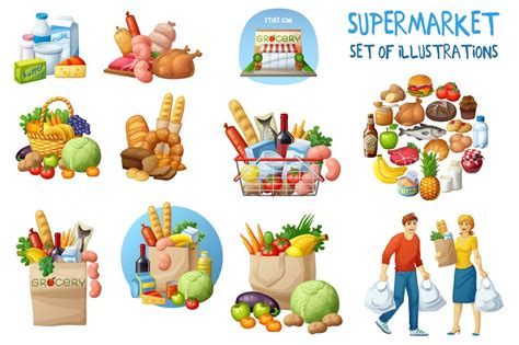 Illustration gâteau cuisine dessin gateau dessin art de cactus jolis papiers peints cartes de recettes peinture cupcake cahier de recette tutoriels décoration de gâteaux. Supermarket food vector illustration ~ Illustrations ~ Creative Market