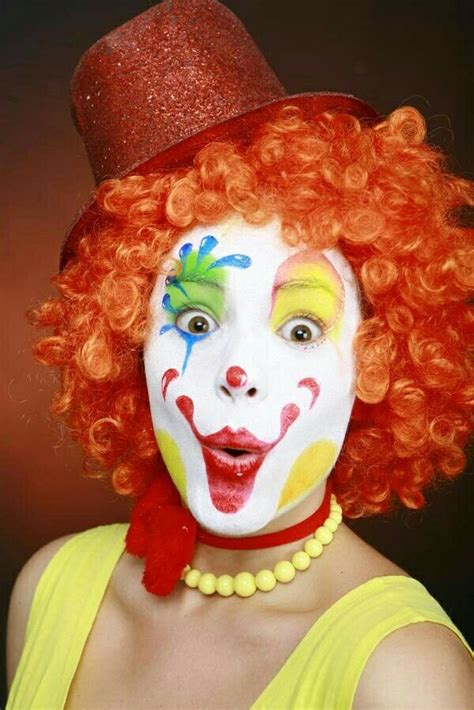 Female Clown Clown Face Paint Clown Makeup