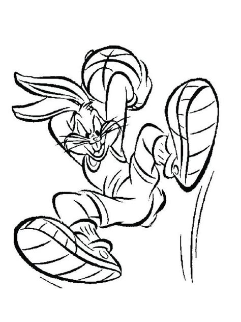 Bugs Bunny From Space Jam Coloring Page Free Printable Coloring Pages Sexiz Pix