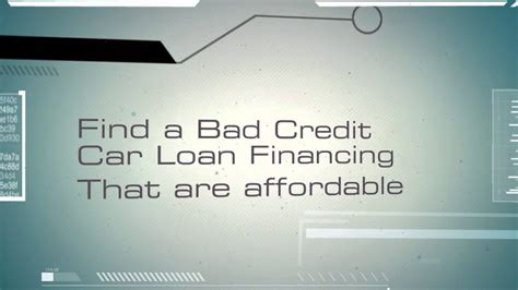 Tips For Bad Credit Car Loan Applicants Youtube