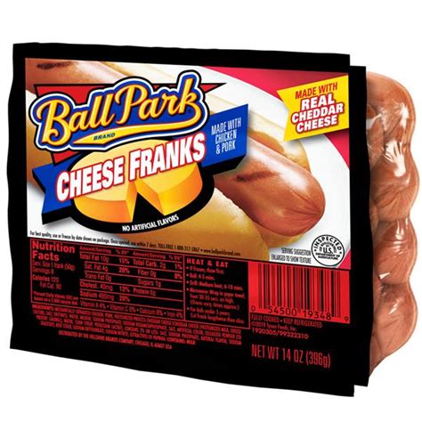 Ball Park Original Cheddar Cheese Franks Hy Vee Aisles Online Grocery