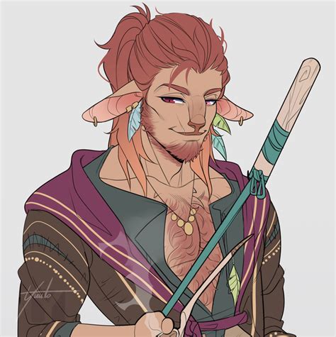 Firbolg Cleric Mage Druid Or Monk In 2020 Dungeons And Dragons