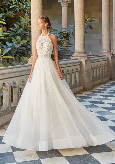 Aire Diamond Dory Halter Neck Wedding Dress Hk Dbr Weddings