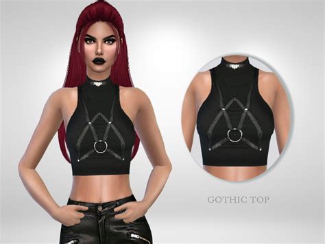 The Sims Resource Gothic Top