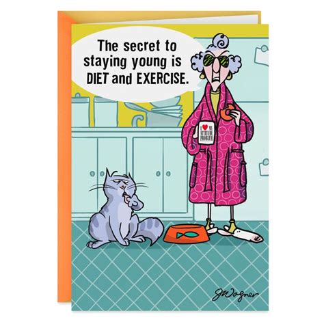 Maxine™ Staying Young Funny Birthday Card Birthday Humor Birthday