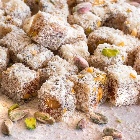 Haci Bekir Exclusive Turkish Delight With Pistachio And Coconut