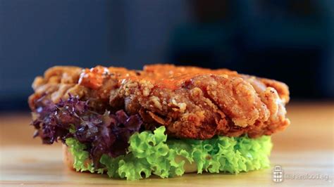 Mcdonald's introduces the ha ha cheong gai chicken burger in singpaore. Prawn Paste Chicken Burger - Share Food Singapore