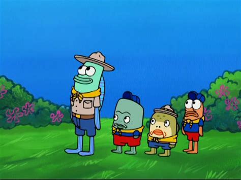 Spongebuddy Mania Spongebob Characters Scout Leader