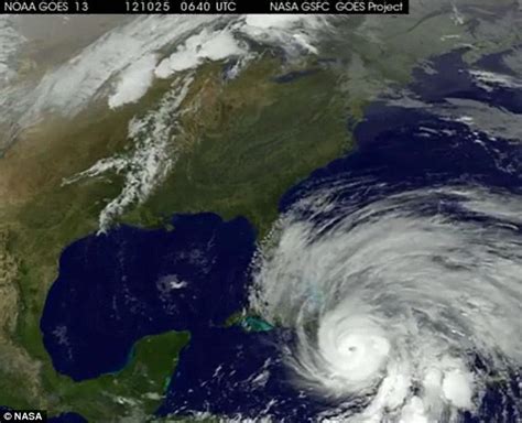 Superstorm Sandy 2012 Time Lapse NASA Satellite Footage Shows Path Of