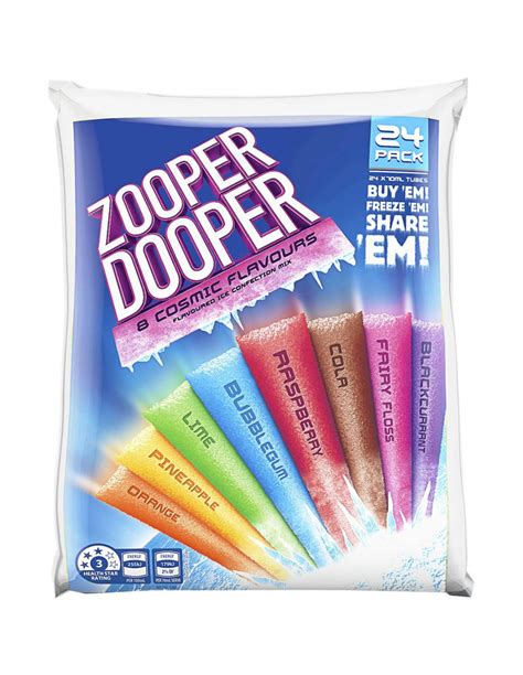 Zooper Dooper 8 Cosmic Flavours 24x70ml Allys Basket Direct Fr