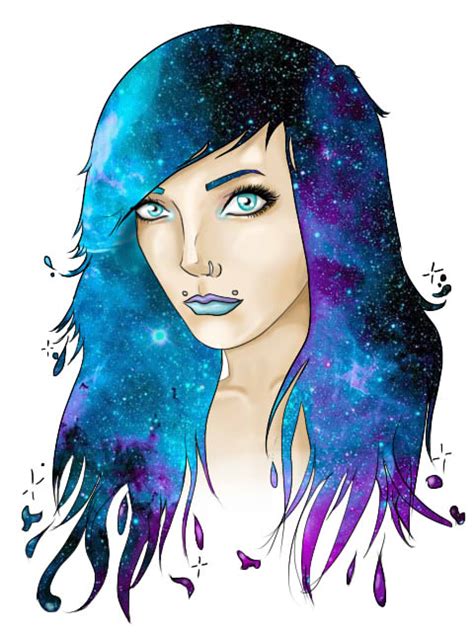 Galaxy Hair By Marthavale On Deviantart