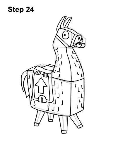 High quality fortnite llama gifts and merchandise. How to Draw Loot Llama (Fortnite) with Step-by-Step Pictures