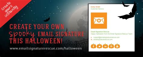 Create Your Own Spooky Email Signature Template This Halloween Choose