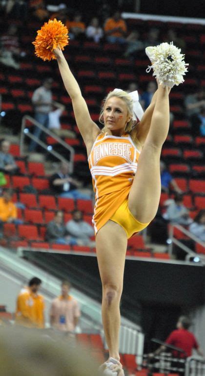 Tennessee Vols High Kick Hot Cheerleaders Professional Cheerleaders