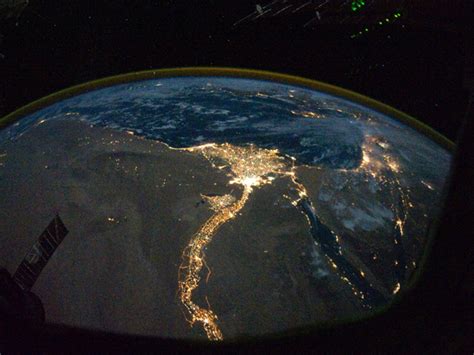 Pictures Of Earth City Lights At Night From Space