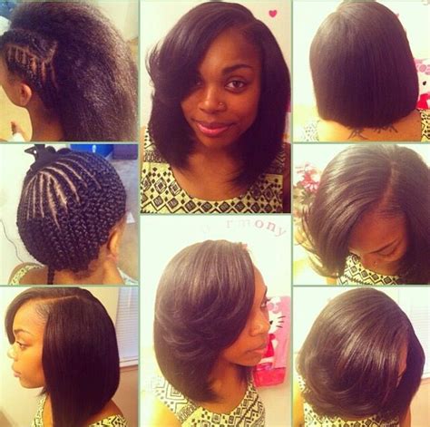 Chic Sew In Hairstyles For Black Women Hair Styles Weave Hairstyles Natural Hair Styles