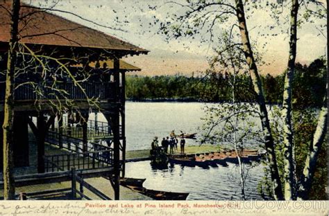 Free us shipping on this item. Pavilion And Lake At Pine Island Park Manchester, NH