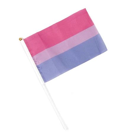 Bisexual Pride Hand Flag Small Cybershop Australia